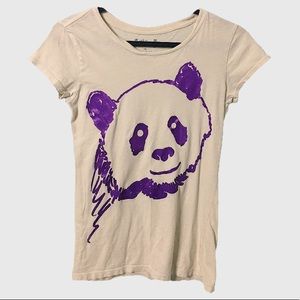 Girls Purple Panda Shirt By Mudd